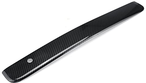 HCPAVEXT Heckspoiler Spoiler Auto Hintere Griffstangenabdeckung Twin Door Hintere Haltegriffverkleidung 1x Für VW T5 T5.1 T6 T6.1 Für Transporter & Für Caravelle 2010-2019 (Carbon Fiber Look)