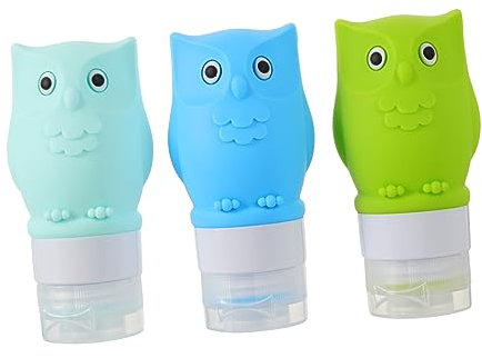 MUSISALY 3pcs Empty Travel Bottles Reusable Shampoo Dispenser for Travel Lotion Storage