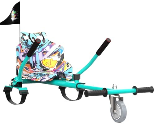 Hoverkart-Sitz für Scooter und Gokart – Sitzaufsatz für Hoverboards, Hovergokart für Hoverboards, Sitz für Hoverboards, kompatibel mit 6,5 Zoll, 8,5 Zoll und 10 Zoll