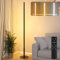 Hzitcigm Lampade da Terra per Soggiorno, Dimmerabile Piantana Lampada da Terra LED con Telecomando, Regolabili Continuo Luminosità & Colori 2700K-6500K Lampada da Terra Angolare per Camera, Ufficio