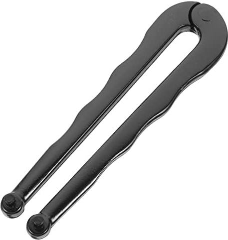 HOLIDYOYO Verstellbarer Stirnbolzenschlüssel für Entfernen von Teilen und Praktischem Winkeldesign aus Chrom Vanadium Stahl 5mm mit Drehbarem Kopf bei Winkelschleifern und Feinwerkzeugen
