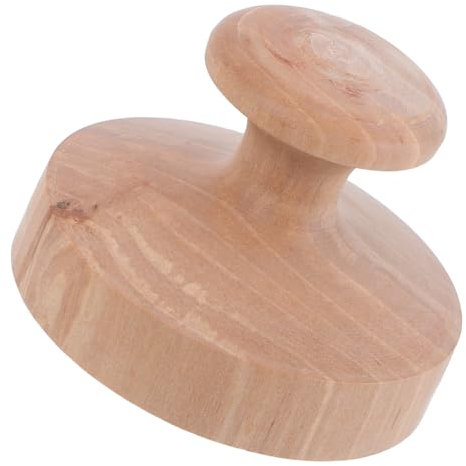 Prensa de tortillas de madera para hornear, molde de masa de 6,3 x 6,3 x 4,5 cm para tortillas, panes planos y galletas