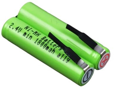 Electric Toothbrush Battery, 2.4V 42mm X 20mm Battery, Compatible with Philips HX3110, HX3120, HX6210, HX6230, HX6240, HX3100, HX6220