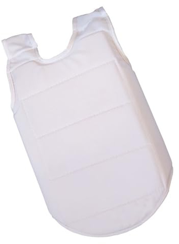 Kelisdi Karate Chest Guard Adjustable Martial Art Kickboxing Upper Body Ribs Protector Pad Taekwondo Vest For Kid Teen Age 6-12 Karate Chest Protectors