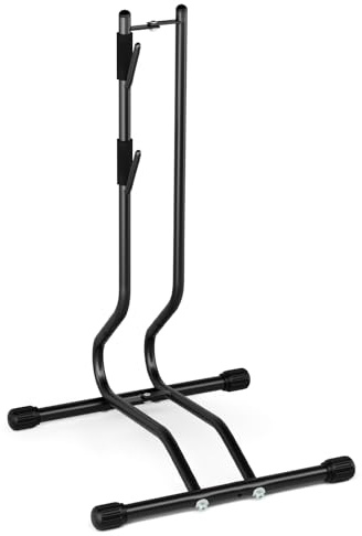 TLGREEN Fahrradständer Boden 1 Stück,Abnehmbar Bodenständer Fahrräder,Fahrrad Montageständer mit Haken,Reifenbreite bis 70mm,20-29 Zoll,Fahrradhalter Reparaturständer,für Mountainbike MTB Rennrader