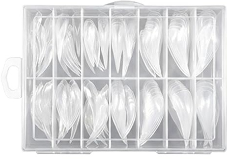 Gel nagelformer – blandade sprickbeständiga, örnklo nagelformer för gel, för professionella nybörjare mamma flickvän hemsalong studio vardagskläder