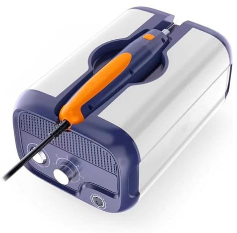 Ultrasonic Cutter, 65W Handheld Cutting Knife with 5 Replacement Blades and 5 Gear Adjustment for Easy Cutting of 3D Models, Acrylic, Wood, PVC, Plastic