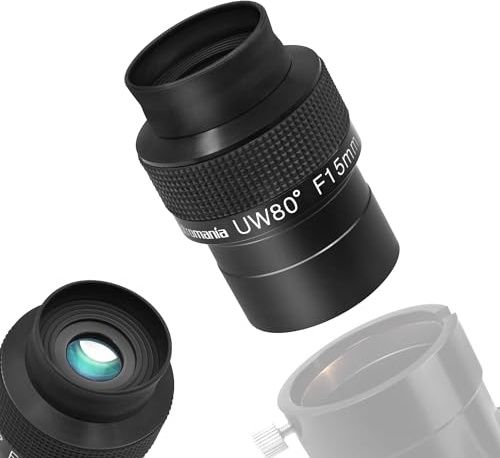Astromania Telescope Eyepiece 2 inch 15mm - Ultra Wide 80 Degree with Fully Multi-Coated Optics - 2 inch SWA Wide Field Eyepiece Accessory for Astronomy & Stargazing - Compatible with Most Telescopes