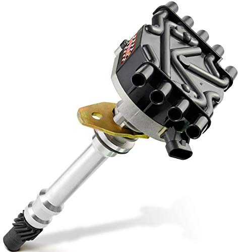 Motovecor Complete Ignition Distributor V8 for Chevy/GMC/Isuzu/Vortec V8 5.0L 5.7L 7.4L 1996 1997 1998 1999 2000 2001 2002 Fits for 93441558 (Black)