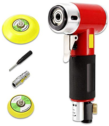 DollaTek 2 Zoll & 3 Zoll Mini-Schwingschleifer Air Dual Action Sander Air Polisher Super glatt und frei schwenkbar für Körper, Schränke, Möbel
