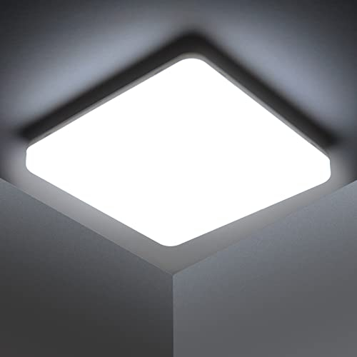 Kambo LED Ceiling Light Ultra Slim 48W 4320LM, Kitchen Ceiling Lights Cold White 6500K, Square Ceiling Lights for Bathroom Living Room Bedroom Hallway Balcony 30 * 30 * 4cm