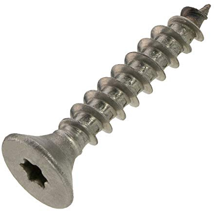 Spanplattenschrauben Edelstahl A2-8x30 mm, 100 Stück mit Vollgewinde, Torx, Senkkopf, ETA Zulassung, Edelstahlschrauben TX40