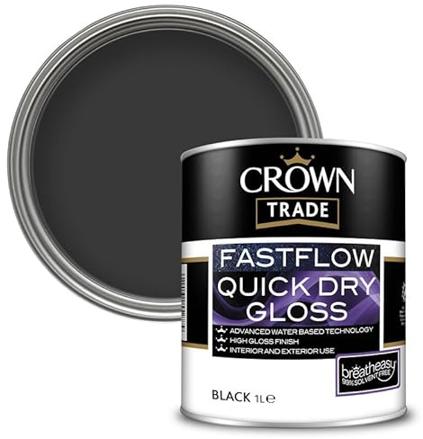 Crown Trade Fastflow Quick Dry Gloss Black