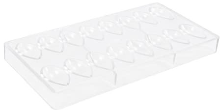 Bumdenuu Lotus PC - Molde de policarbonato para chocolate, 3D, molde de chocolate, alimentos, herramientas de cocina, herramientas de molde para hornear