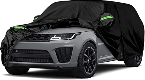 Telo Copriauto da Esterno Compatibile con Land Rover Range Rover Sport 2005-2025, Copertura Auto Impermeabile Traspirante Telo per Auto con cerniera protezione da neve, pioggia, polvere