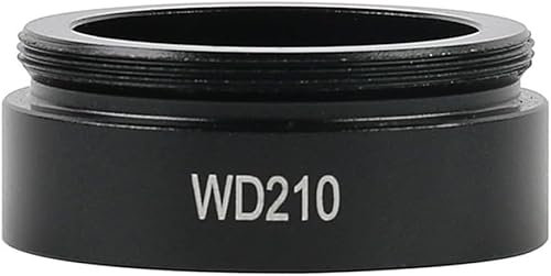 Mikroskop-Zubehör-Set, WD105, WD210, WD170, Barlow-Linse, 35-mm-Gewindemontage, Hilfsobjektiv, Kamera, C-Mount-Objektiv, Objektträger(WD210)
