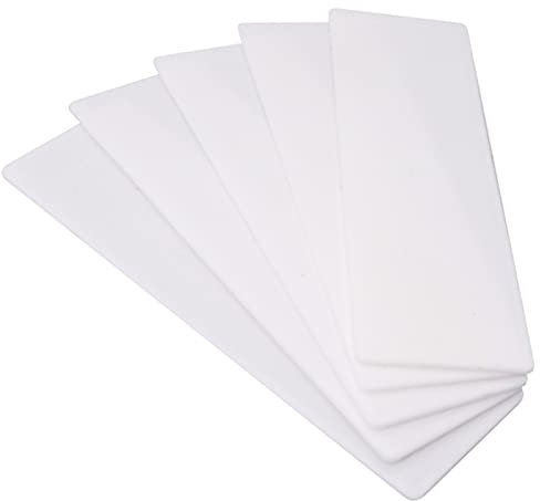 SKIR'CO Lot de 50 cales plates en plastique de 1 mm, 40 x 100 mm, entretoises de cadre de porte et de fenêtre