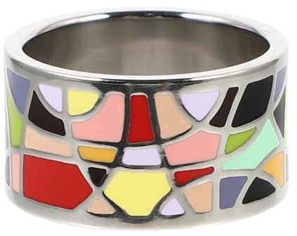 COLLBATH Anneau de Foulard en Acier Titane Léger et Résistant la Rouille, Boucle de Fixation Élégante pour Écharpes Féminines, Accessoire Mode et Créatif