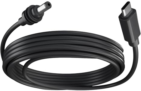 Starlink Mini USB C to DC Power Cable 2M/6.5FT, 140W USB Type-C Input to Waterproof Barrel Jack Charging Cord 18AWG, Work with 60W+ PD Source, Compatible with 28V PPS and 20V PD protocols