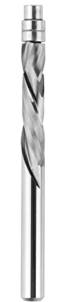 SpeTool Spiralfräser mit 6 mm Schaft, hochgeschnitten, 6 mm Schnittdurchmesser, Vollhartmetall-Schaftfräser, CNC-Holzfräser zum Schnitzen, Schneiden von Holz