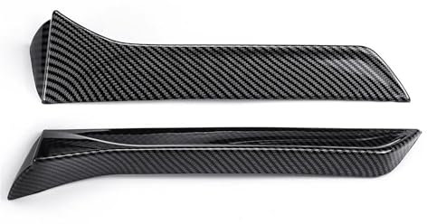 Heckspoiler Flügel Für Sitz Für Leon 5F FR Mk3 MK3.5 Seden Hinten Stamm Splitter Lip Aleron 2X Auto Hinten Fenster Seite Spoiler Lip Flügel Heckspoiler Lippe Dachspoiler(Carbon Fiber Look)
