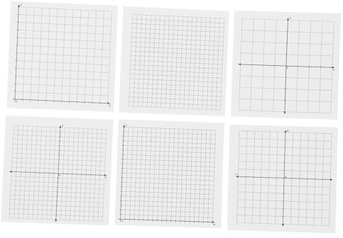Healifty 6stücke Pack Kleine Selbstklebende Notizen Aus Millimeterpapier Haftnotizblöcke Mit Rastermuster Quadratische Notizblöcke Für Büro Und Schule
