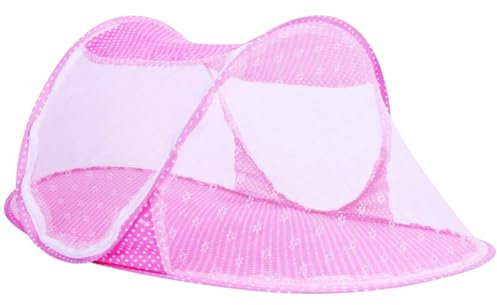 LKNBIF Baby Mosquito Net, Bebe Pliable Moustiquaire, Pliante Portable Moustiquaire Bebe, ortable Nursery Lit Lit Canopy lit Shades