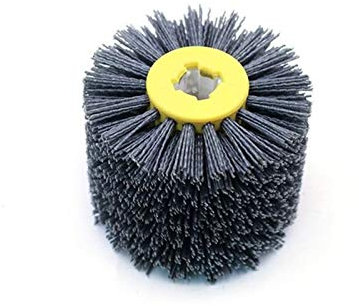 Wire Brush for Drill,Wire Brush for Angle Grinder 1 Pcs Nylon Abrasive Wire Drum Polishing Wheel Electric Brush For Woodworking Metalworking(P120)