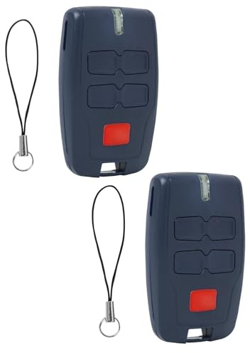2 Piezas Mando de garaje Mando a Distancia 433,92MHz para Puertas Automáticas, Compatible con bf Mitto 2 Mitto 4,RCB2, Control Remoto Universal para Garajes y Puertas, Rolling Code