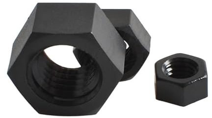 Vibrationssichere Kunststoffbefestigungen 50 Stücke M2 M2.5 M3 M4 M5 M6 M8 Schwarze Nylon Sechskantmutter Sechskantmuttern aus Kunststoff(M3)