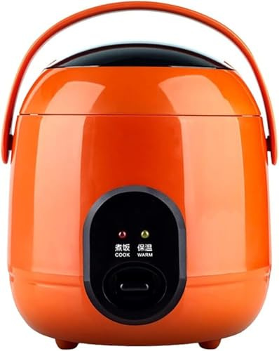 Mini cuociriso per 1 persona, multicooker da 1,2 l, con pentola per riso antiaderente rimovibile, design compatto per una facile cottura per 1-2 persone