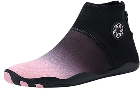 Outdoor-Strandschuhe Paar Schwimmschuhe Mid Top Tauchschuhe Watschuhe Flussverfolgung Driftschuhe Fitnessschuhe (Red, 40)