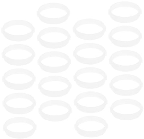 Lurrose Anelli Tunnel per Criceti in Plastica Bianca 20 Pezzi Kit Connettori Flessibili per Gabbie Fai da Te Compatibilità Versatile Facile da Pulire