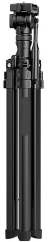 Trípode con Control Remoto Bluetooth de 1,76 m, Compatible con cámaras DSLR y teléfonos, con Brazo Horizontal Extensible.