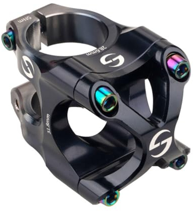 Guidon de vélo de montagne court en alliage d'aluminium - Accessoires de guidon courts - Facile à installer - En alliage d'aluminium haute résistance - Pour VTT et vélos de route