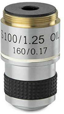 Achromatisches DIN 35 mm Objektiv S100 x/1.25 mit Druckmechanik Eintauchen Euromex