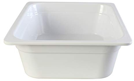 Restaurant Essentials Gastronorm pan melamine container, half size, 1/2 100mm/ 4 deep, comes in each