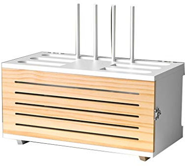Wandspeicherbox WLAN-Router-Speicherbox Wand-Set-Top-Box Klardraht-Speicherbox Wandspeicher-Router-Rack (Color : B, Size : 40 * 22 * 42.5cm)