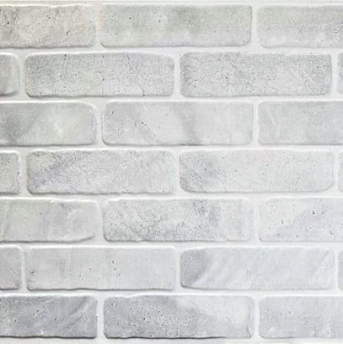 Deccart 3D Wandpaneele Steinoptik 96 x 47 cm - PVC Paneele Wand Deko Wohnzimmer Küche Badezimmer Wasserfest - Wandverkleidung Innen zum Kleben - Wandpanele Wandpaneel Leicht zu Montieren
