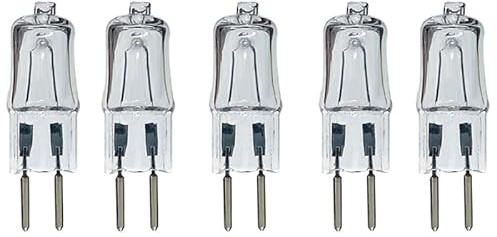 UGEFKMQ G5.3 Lighting Halogen G5.3 Halogen Bulbs G5.3 20W 50W 100W 200W Light Bulbs Dimmable 220V Warm White,50W,5Pc