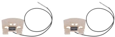 Set di 2 ponte per violino con pickup piezoelettrico incorporato per violino 4/4