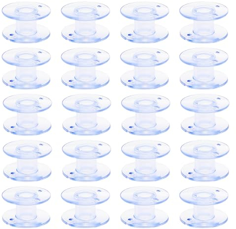 VGOL 20 Stück 11,5 Mm (7/16 Zoll) Nähmaschinenspulen Kompatibel mit Brother-Nähmaschinen Und Anderen Haushalts-Näh- Und Stickmaschinen. Teilenummer XA5539-151.