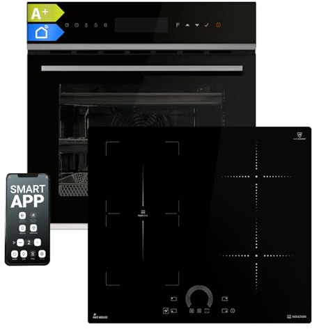 Cuisinière: 60cm Four encastrable EB8319PHC + 59cm Plaque Induction IH85901FZ | Gril | Circulation de l'air | Air chaud | Timer | SET8319PHCIH592FZ