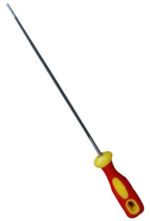 TopHomer Lima per motosega, 4,8 mm, rotonda, in acciaio al carbonio, affilatrice per motosega, con manico antiscivolo per catena di motosega