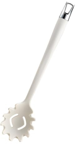 NAMOARLY Cucchiaio Per Spaghetti in Silicone Leggero Resistente Al Calore Utensile Da Cucina Per Pasta Design Scanalato Per Uso Quotidiano e Regalo