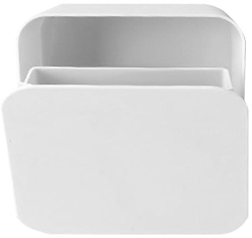 ROMISBABA Multipurpose Wandhalter Aufbewahrungsbox Kunststoff Wandmontage ohne Bohren Stabile Kosmetik Organizer Box für Badezimmer und Wohnzimmer Platzsparend Langlebig Vielseitig