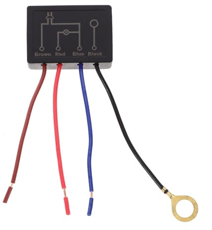 HAMPPLIES Touch Sensor Dimmer Switch for Table Lamp, 4-Level Dimmable LED Light Module, Universal Replacement Touch Control for Lamp Repair