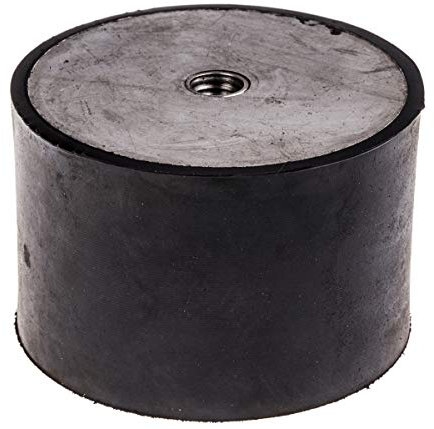 RS PRO Gummi Vibrationsdämpfer, Innengewinde-Puffer M10, Ø 75mm x 50mm, 60 Shore A