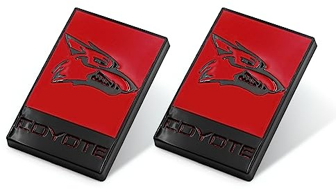 Forten Kingdom 2 x Coyote-Aufkleber, passend für Auto-Kotflügel, Seiten-Kofferraum, individueller Aufkleber, Abzeichen, Emblem, Fahrzeug-Außendekoration, Zubehör