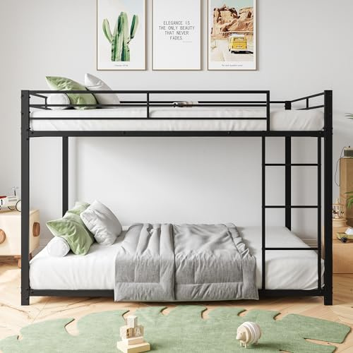 Cama de Hierro Moimhear, 140 x 200 cm, Camas Infantiles, literas de Hierro en Forma Clásica